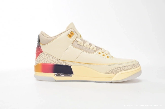 Official Maikesneakers Sunset FN0344-901 Jordan 3 Balvin Medellin x Air J 0813